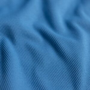 Rib boordstof blauw