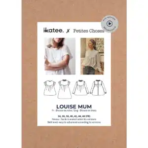 Van schie raamdecoratie & stoffen 3 Ikatee - louise blouse/jurk dames (papieren patroon)