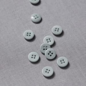 MeetMilk - Corozo knoop 11mm blue mist