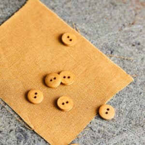 Mind the Maker - Curb cotton knoop 11mm dry mustard