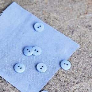 Mind the Maker - Curb cotton knoop 11mm faded blue