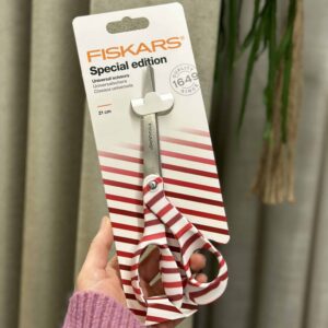 Fiskars speciale editie universele schaar strepen (21cm)