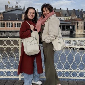 Van Schie canvas tas 'Sew nice to see you!'