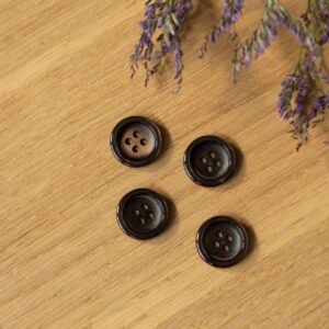 Knoop brons/donkerbruin 14mm