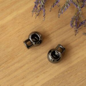 Metalen koordstopper metallic 25mm