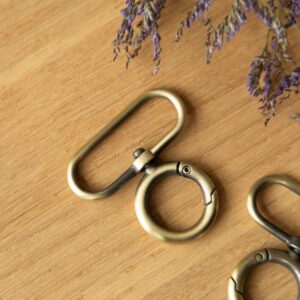 Musketonhaak 40mm brons