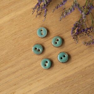 Parelmoer knoop 10mm turquoise
