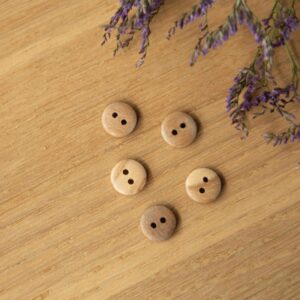 Houten knoop 12mm