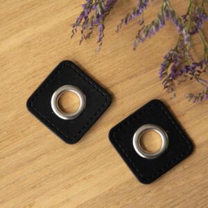 Hoodie nestel zwart/zilver 8mm