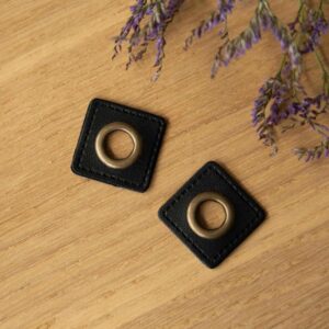 Hoodie nestel zwart/brons 8mm