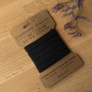 Standaard elastiek zwart 10mm