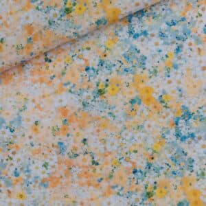 Van schie raamdecoratie & stoffen 12 Coupon 90cm syas double gauze bloemen