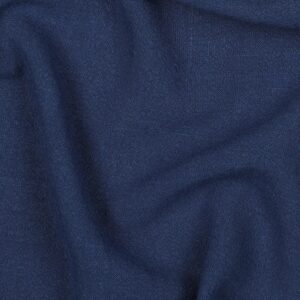 Van schie raamdecoratie & stoffen 6 Linnen viscose washed donker jeansblauw