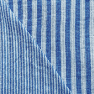 PRE-ORDER Hydrofiel yarn dyed strepen azure/offwhite