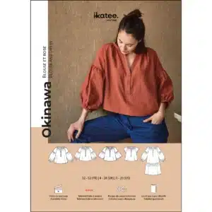 Ikatee - Okinawa blouse/jurk (papieren patroon)