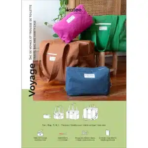 Ikatee - Voyage reistas & toilettas (papieren patroon)
