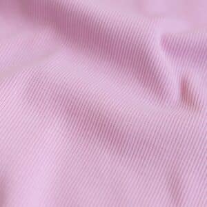 Van schie raamdecoratie & stoffen 6 Rib boordstof bonbon roze