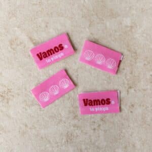 Van schie raamdecoratie & stoffen 7 Loop&label - vamos - zijnaadlabels (4 stuks)