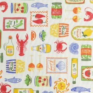 Van schie raamdecoratie & stoffen 7 Half panama mediterraans ecru