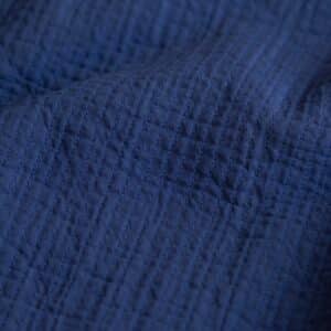 Katoen piqué indigo