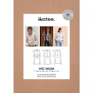 Ikatee - vic vest & jasje dames (papieren patroon)