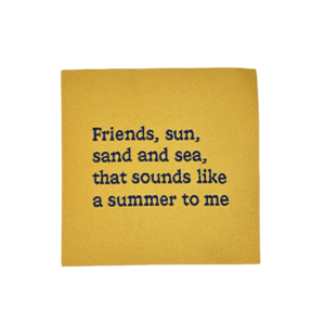 Loop&Label - Friends sun sand and sea - XXL label