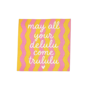 Loop&Label - Delulu geel/roze - XXL label