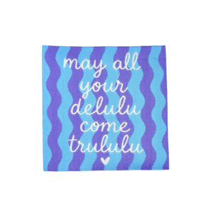 Loop&Label - Delulu blauw/paars - XXL label