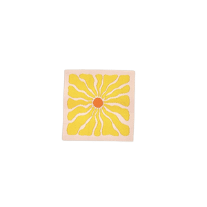 Loop&Label - Zomerbloem geel - klein label