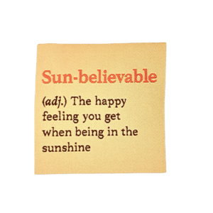 Loop&Label - Sunbelievable - XXL label