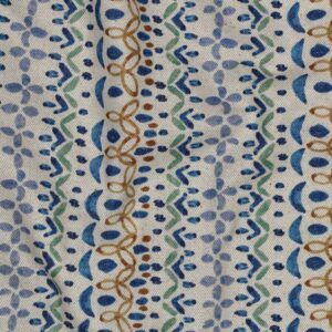 Canvas linnenlook digitaal abstract blauw