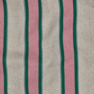 Canvas linnenlook strepen roze
