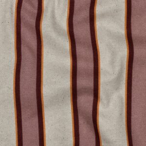 Canvas linnenlook strepen mauve