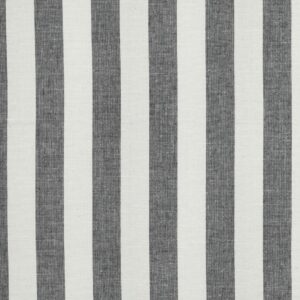 Yarn dyed katoen strepen zwart