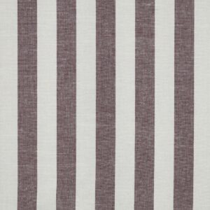 Yarn dyed katoen strepen aubergine