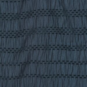 Chenille viscose jacquard navy