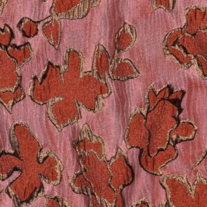Jacquard bloemen roze