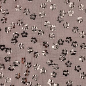 Van schie raamdecoratie & stoffen 9 Hydrofiel foil bloemen lichtroze