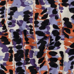 Van schie raamdecoratie & stoffen 4 Katoen viscose abstract paars
