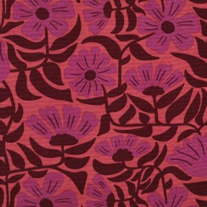 Canvas bloemen roze