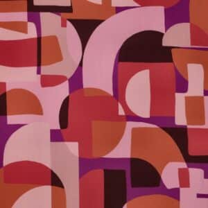 Lenzing ecovero viscose abstract roze