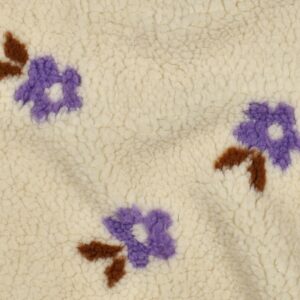 Teddy bloemen ecru