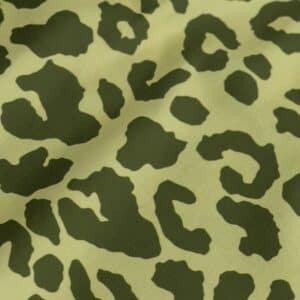 Canvas luipaardprint groen