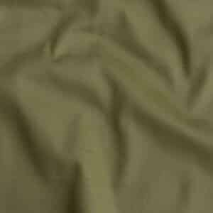 Stretch katoen peach finish olijfgroen