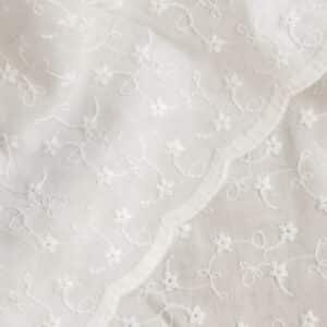 Broderie schulprand offwhite