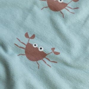 Van schie raamdecoratie & stoffen 2 French terry crepe krabben
