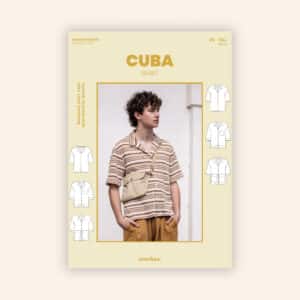 Pre-order notches - cuba shirt heren (papieren patroon)