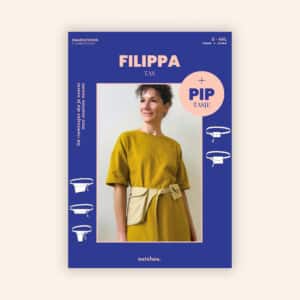 Van schie raamdecoratie & stoffen 1 Notches - flippa tas (papieren patroon)