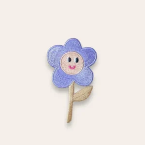 HejPatches - strijkapplicatie bloem lila